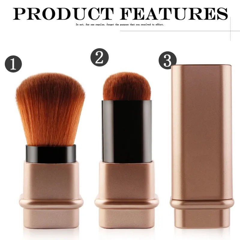 Square Retractable Blush Makeup Brush